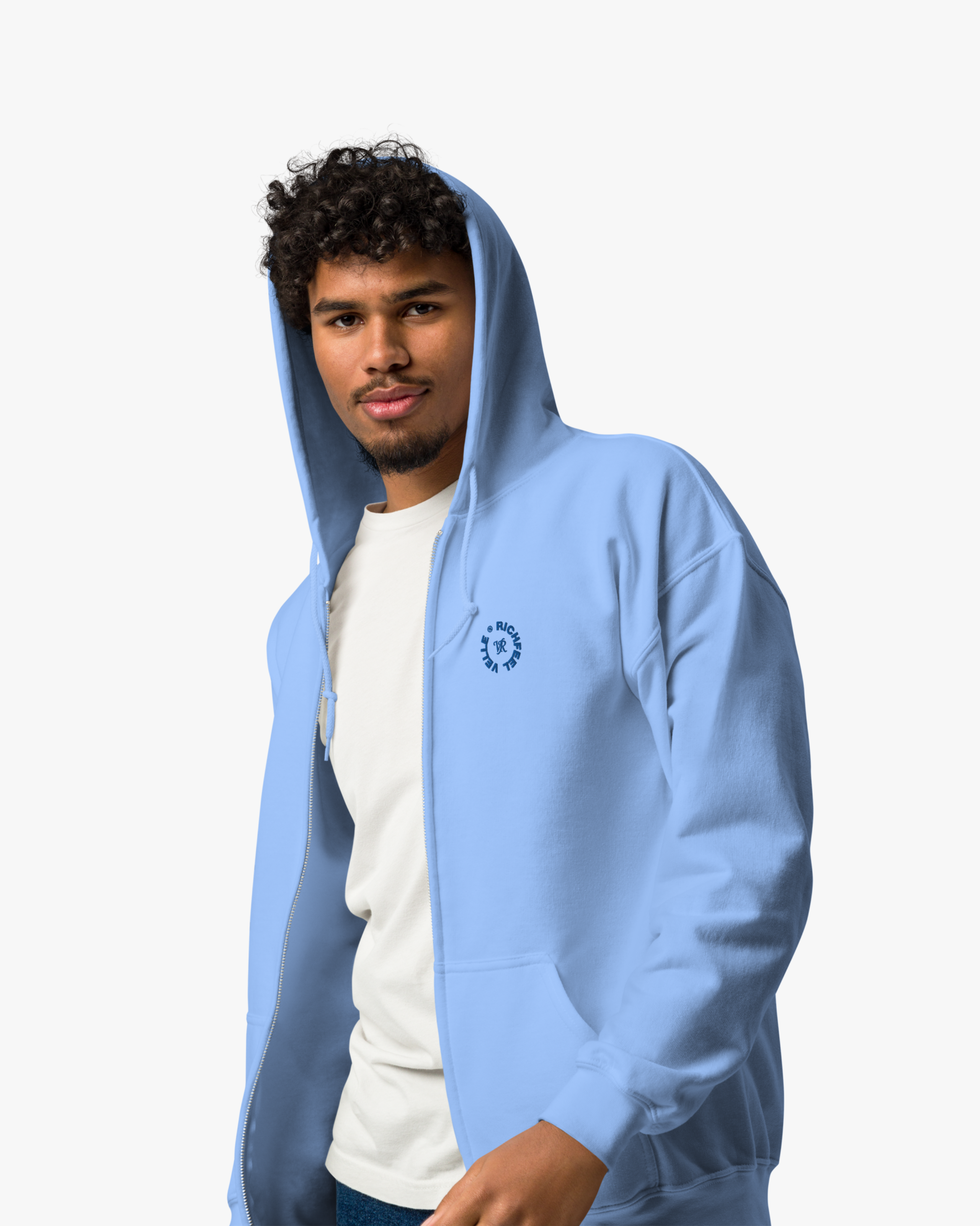 Velle® - Blue Midnight Zip Hoodie